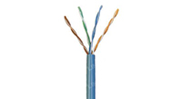 Linxcom Unshielded Twisted Pair (UTP) Category 5e (CAT5-Enhanced) copper cable is a 24 American Wire Gauge (AWG) used ideally for Gigabit Ethernet, Multimedia, voice and data.  Our cables are certifie...