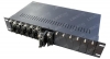Rack-mount Media Converter Chassis are designed for management of media converters within a cabinet.  We supply 2 chassis'; up to 14 standalone media converters or up to 17 card type media converters.