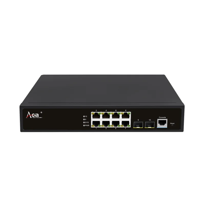 CMS3210-8P2S_Managed-Ethernet-Switch-8-ports-PoE Managed Ethernet Switch CMS3200-8T2S L2+ - تصویر 1