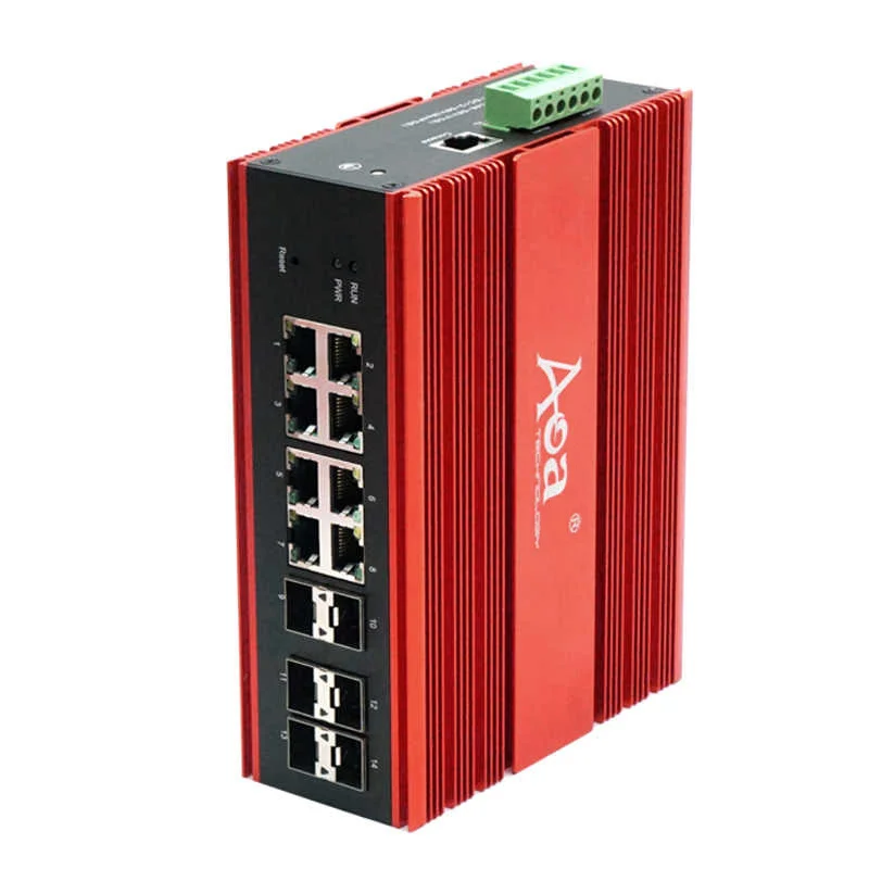 IMS3214-8T6S_industrial-managed-switch-with-8-RJ45-ports-and-6-SFP-slot Industrial Managed Switch 3200-8T6S L2,1000Mb - تصویر 1