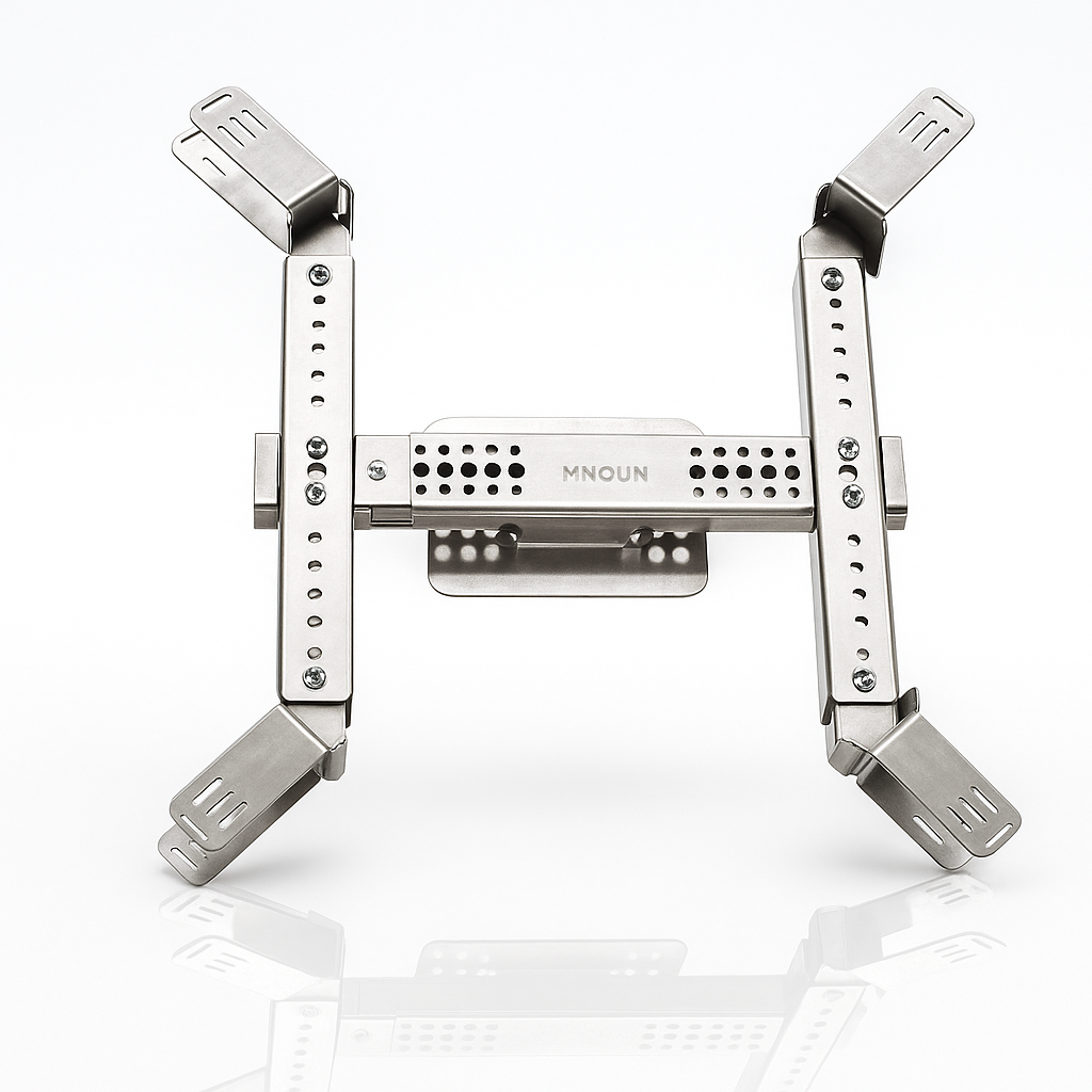 20250726_1318_محصول روی سطح سفید_remix_01k1321p0pevq9g69ews0jsd04 H-frame pole mount SE - تصویر 1