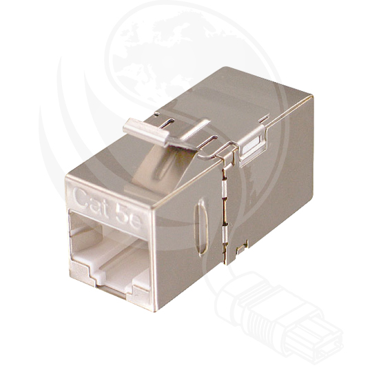 Cat-5E-Inline-Coupler-Keystone-Jack-–-STP-90_1 Cat 5E Inline Coupler Keystone Jack – STP 90° - تصویر 1