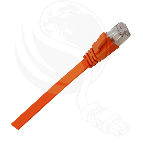 Cat-6a-Patch-Cord-–-S-FTP-–-Flat-red_1 Cat 6a Patch Cord – S/FTP – Flat - تصویر 1