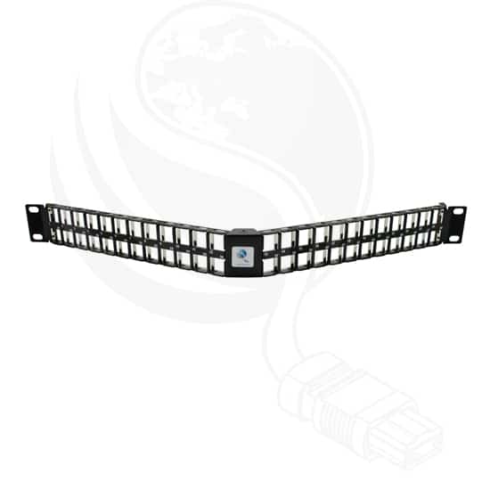 EMPTY-PATCH-PANEL-1U-UTP-V1-48-PORT-FOLDABLE Cat 8 STP Foldable Patch Panel - تصویر 1