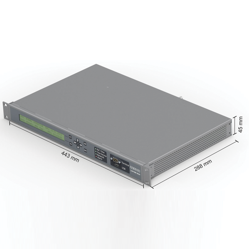 time2 LANTIME M320: NTP Server in 1U Case for Server Rackmount - تصویر 1