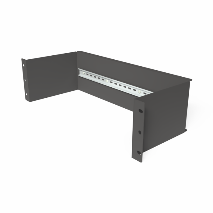 2U Rack Mounted DIN Rail Bracket 35mm Rail – Model 02 - Image 2