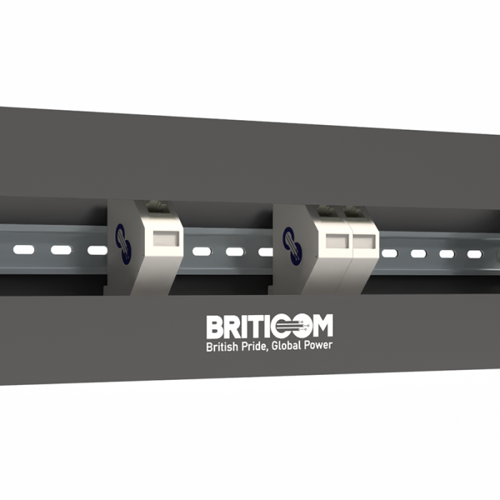 2U DIN Rail Holder 35mm Rail – Model 01 - Image 3